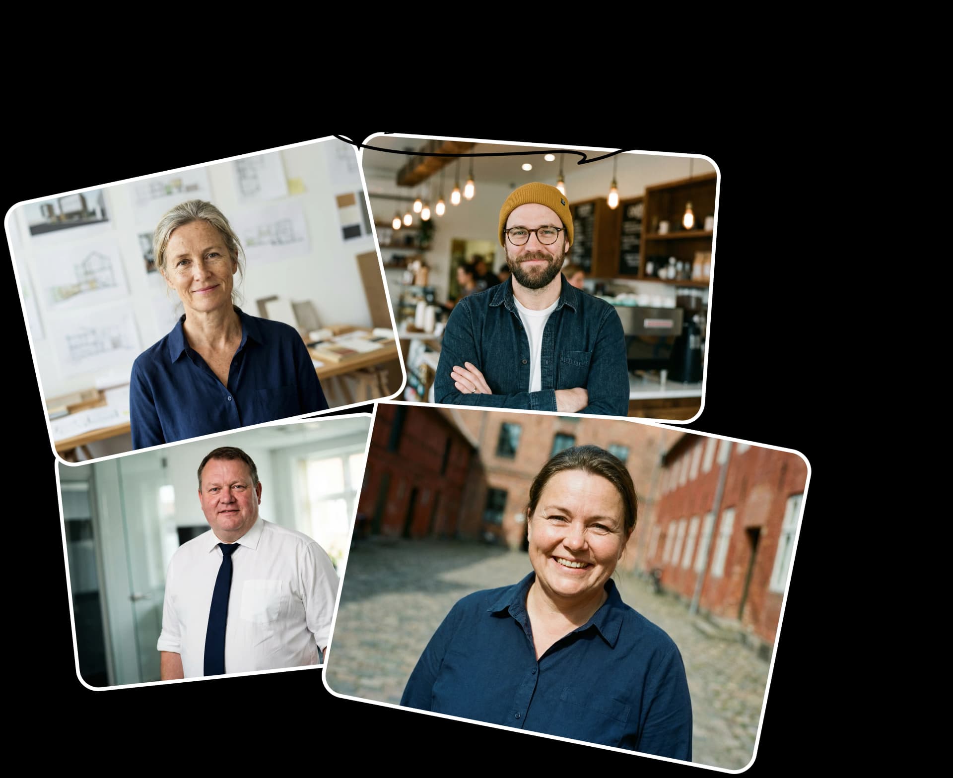 Profesjonelle portrettbilder hjemmefra.